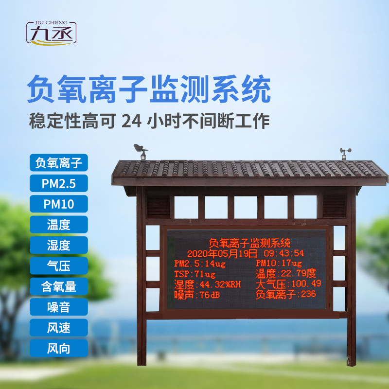 負氧離子在線監測系統